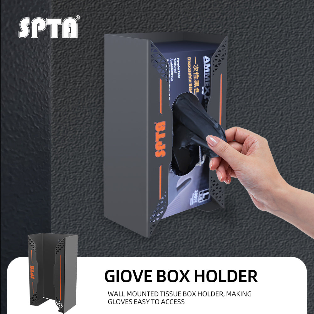 C&T Magnetic Glove Box Holder – Stainless Steel Tissue Dispenser For Wall, Fridge, Toolbox, Garage