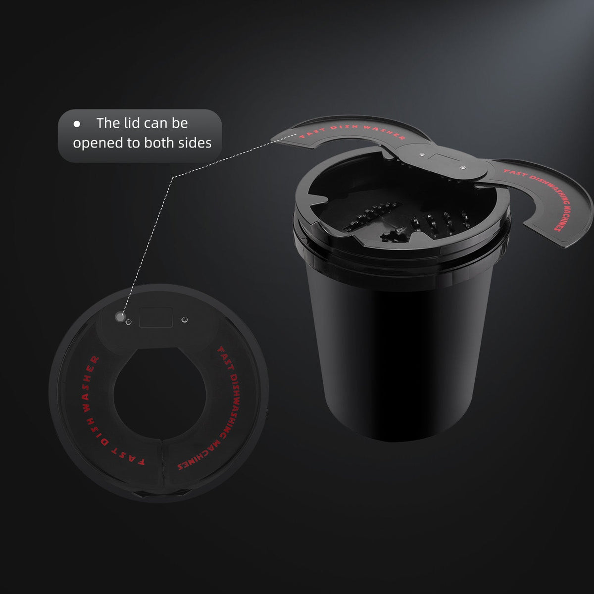 SPTA Foam Pad & Wool Pad Cleaning Bucket,Convience to Clean,for Cleaning, Kitchens, Restaurants,Car Pads