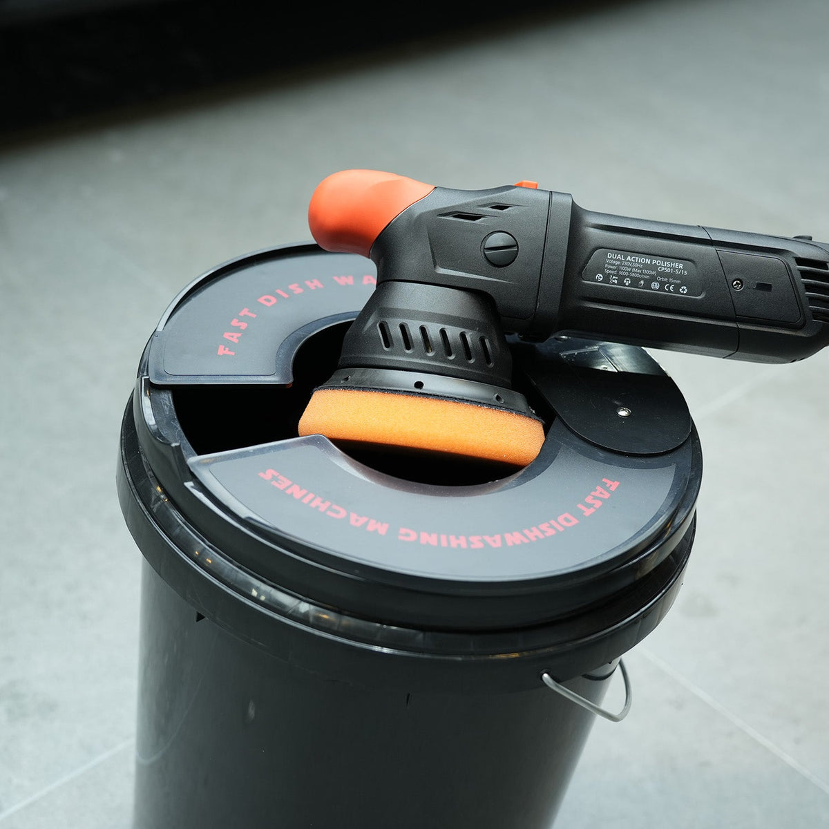 SPTA Foam Pad & Wool Pad Cleaning Bucket,Convience to Clean,for Cleaning, Kitchens, Restaurants,Car Pads