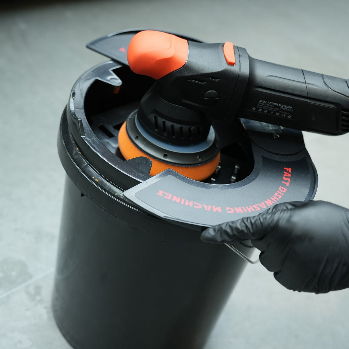 SPTA Foam Pad & Wool Pad Cleaning Bucket,Convience to Clean,for Cleaning, Kitchens, Restaurants,Car Pads