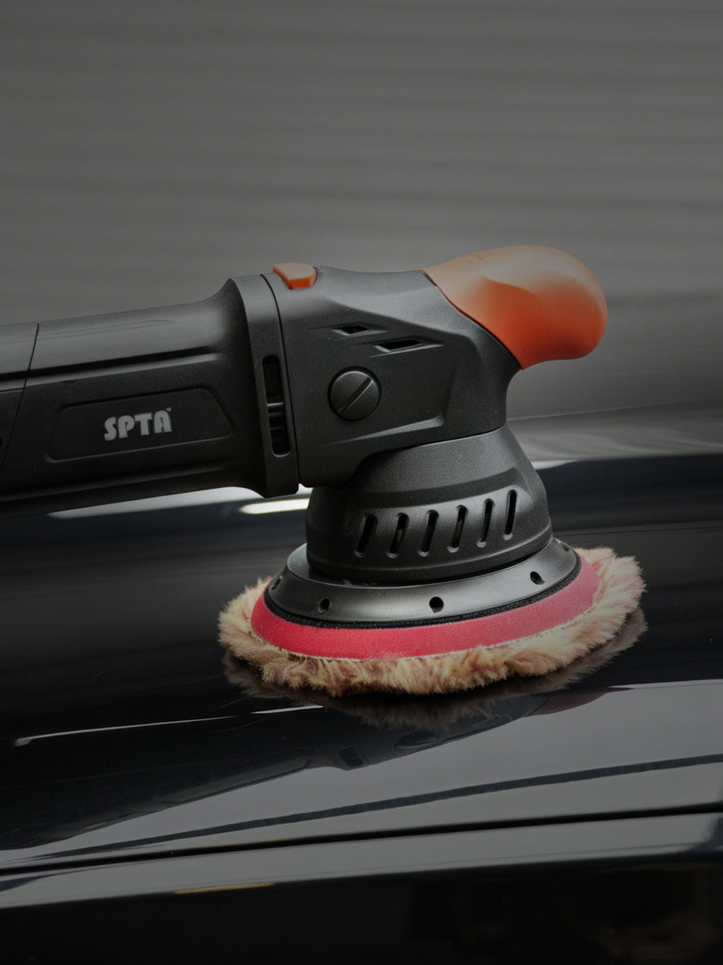 SPTA 3 inch to 6 inch Wool Polishing Pad, T140 Brown Heavy Cut Wool Pad to Remove 1200#/1500# Sanding Disc Marks, Deep Scratches, Orange Peel and Heavy Oxidation for Automotive, Car, RV, Motorbike & Boat