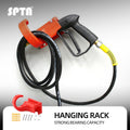 SPTA Wall Mounted High Pressure Water Gun Hanging Rack Car Washer Bracket Storage Holder Wash Pipe Hook Hose Support Tools