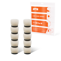 T160 White Long-Nap Heavy Cut Wool Polishing Pad Set