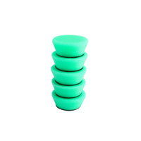 T120 Green Mini Flat-Face Foam Polishing Pads (Heavy Cut)
