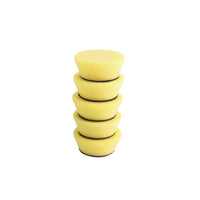 T80 Yellow Mini Flat-Face Foam Polishing Pads (High Cut)