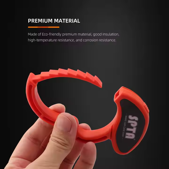 SPTA All-Purpose Cable Clamp,Polishing Machine Wire Finishing Clip Power Cord Storage and Finishing Tool Plastic Clip Wire Hoop