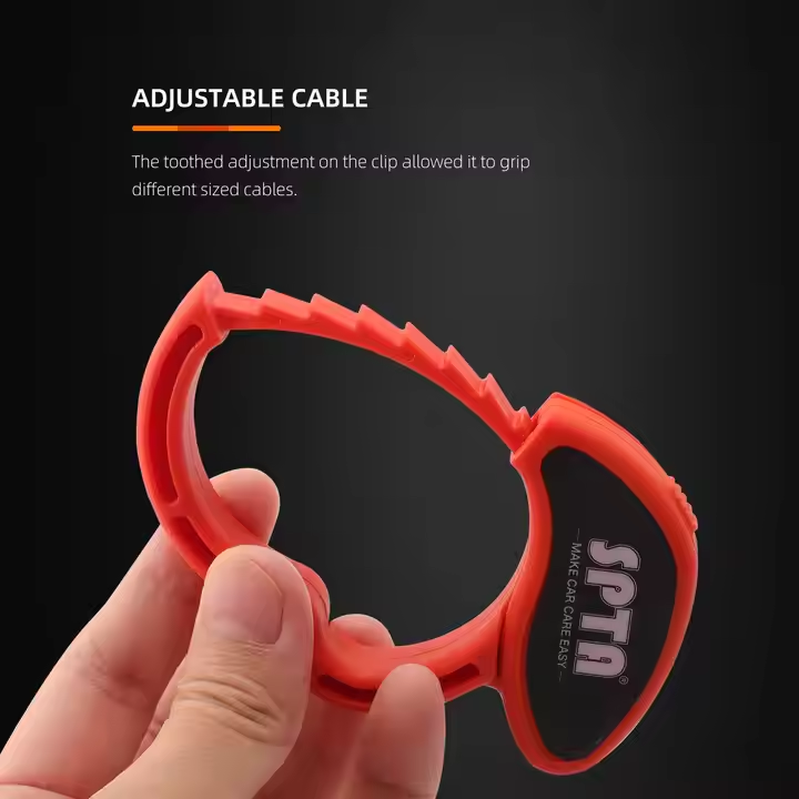 SPTA All-Purpose Cable Clamp,Polishing Machine Wire Finishing Clip Power Cord Storage and Finishing Tool Plastic Clip Wire Hoop