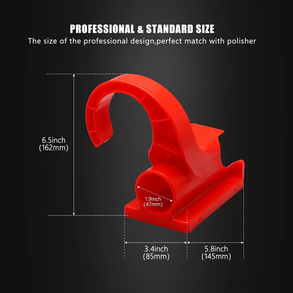 SPTA Wall Mounted High Pressure Water Gun Hanging Rack Car Washer Bracket Storage Holder Wash Pipe Hook Hose Support Tools