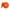 Orange Flat-Face Foam Pad (Heavy Cut)