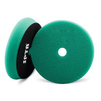 T120 Green Flat-Face Foam Polishing Pad (Heavy Cut)