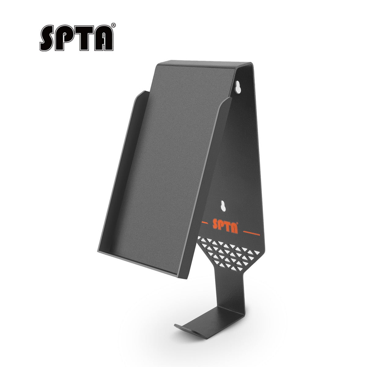 SPTA Wall Mount Phone Holder and Headphone Rack,Phone & Headphone Holder,Mobile & Garage Wall-Mounted Organizer, Durable, Anti-Corrosive For Car Care Detailing Accessories