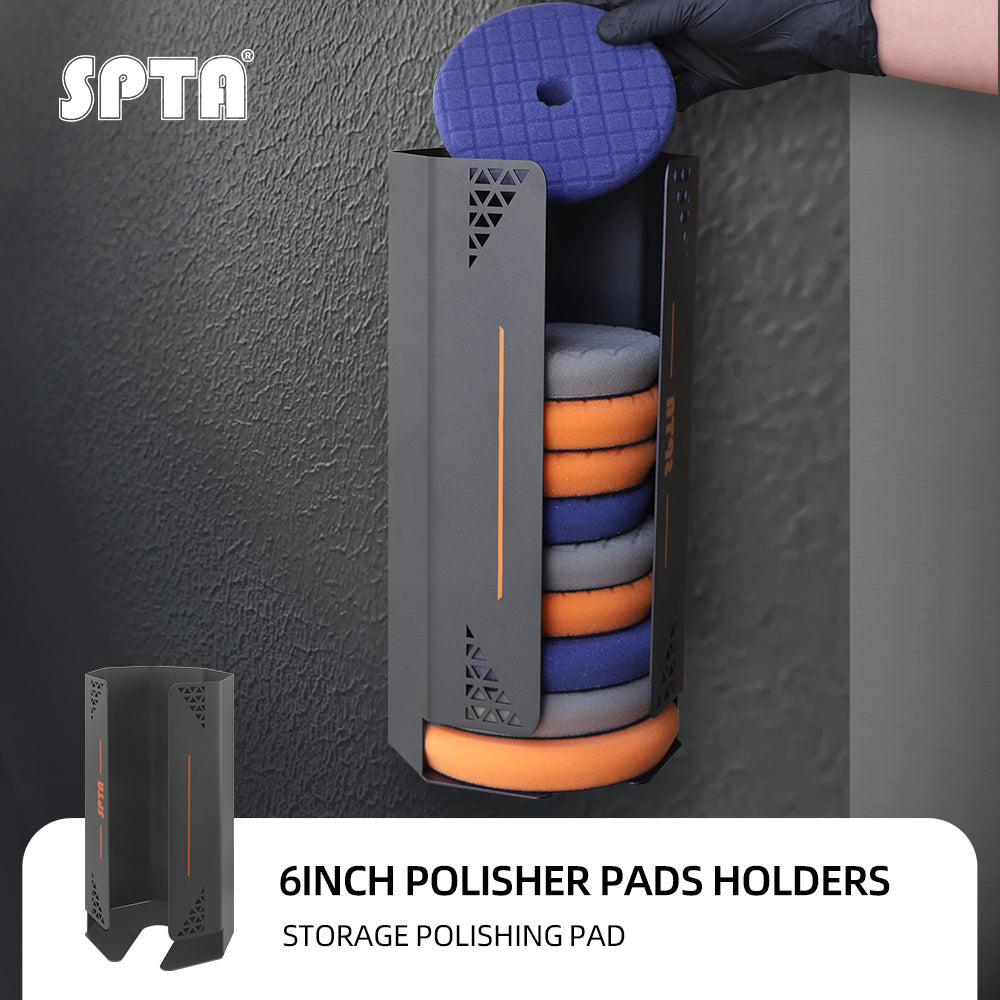 SPTA 6" Polisher Pads Holder 362*209mm New Foam Pads Holder Polisher Foam Pads Rack Polisher Foam Pads Holder
