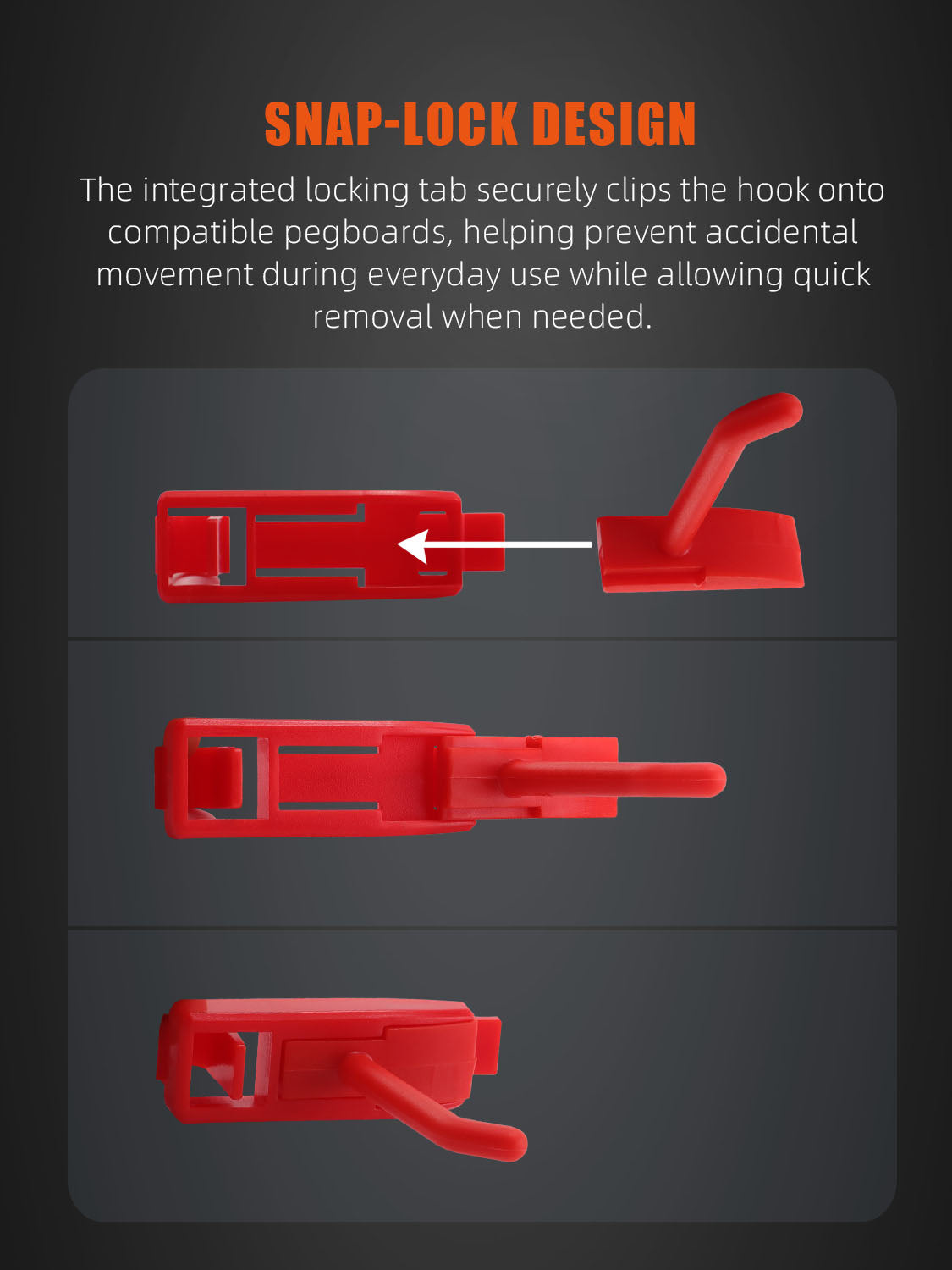 SPTA OT023-OT030 Scraper Red Hook Made With Plastic Bristle For Holding Various Tools&Sprayer and Microfiber Cloth