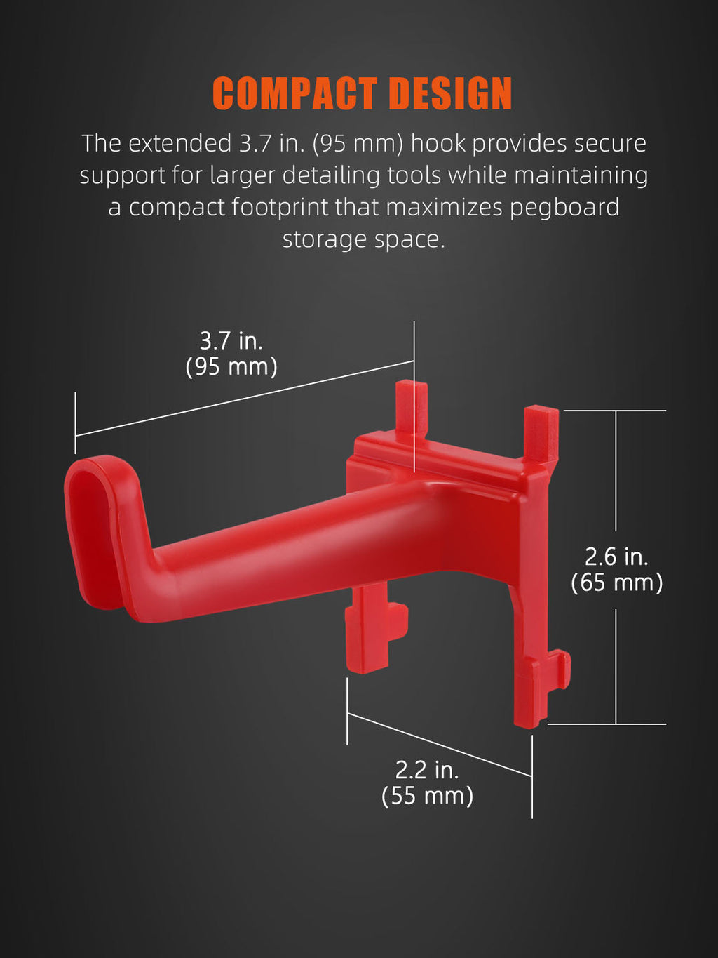 SPTA OT023-OT030 Scraper Red Hook Made With Plastic Bristle For Holding Various Tools&Sprayer and Microfiber Cloth