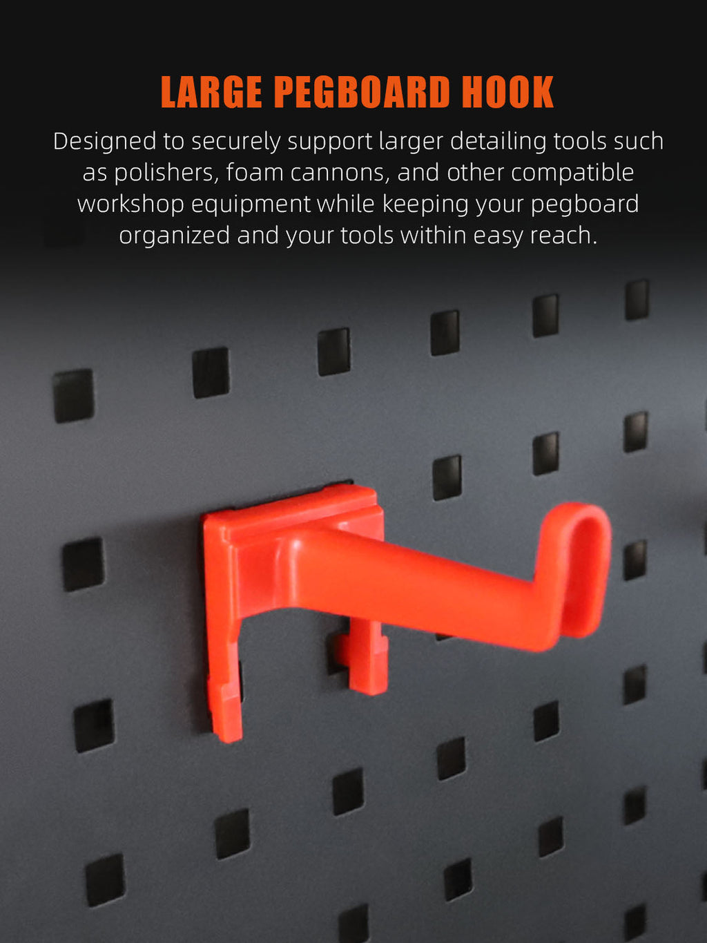 SPTA OT023-OT030 Scraper Red Hook Made With Plastic Bristle For Holding Various Tools&Sprayer and Microfiber Cloth
