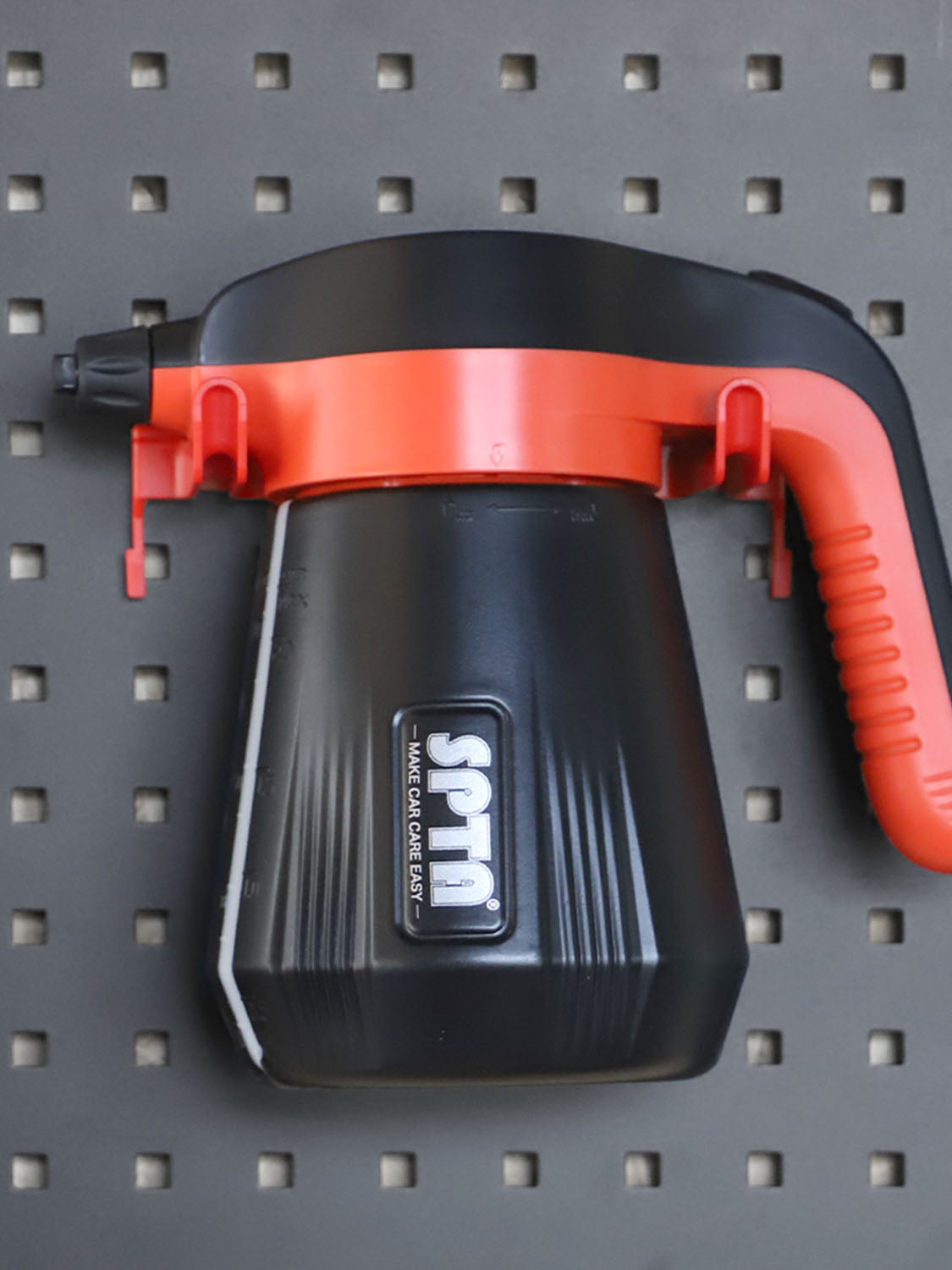 SPTA OT023-OT030 Scraper Red Hook Made With Plastic Bristle For Holding Various Tools&Sprayer and Microfiber Cloth