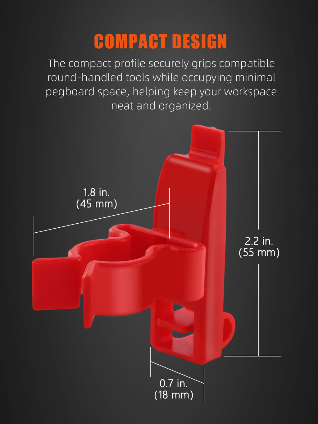 SPTA OT023-OT030 Scraper Red Hook Made With Plastic Bristle For Holding Various Tools&Sprayer and Microfiber Cloth