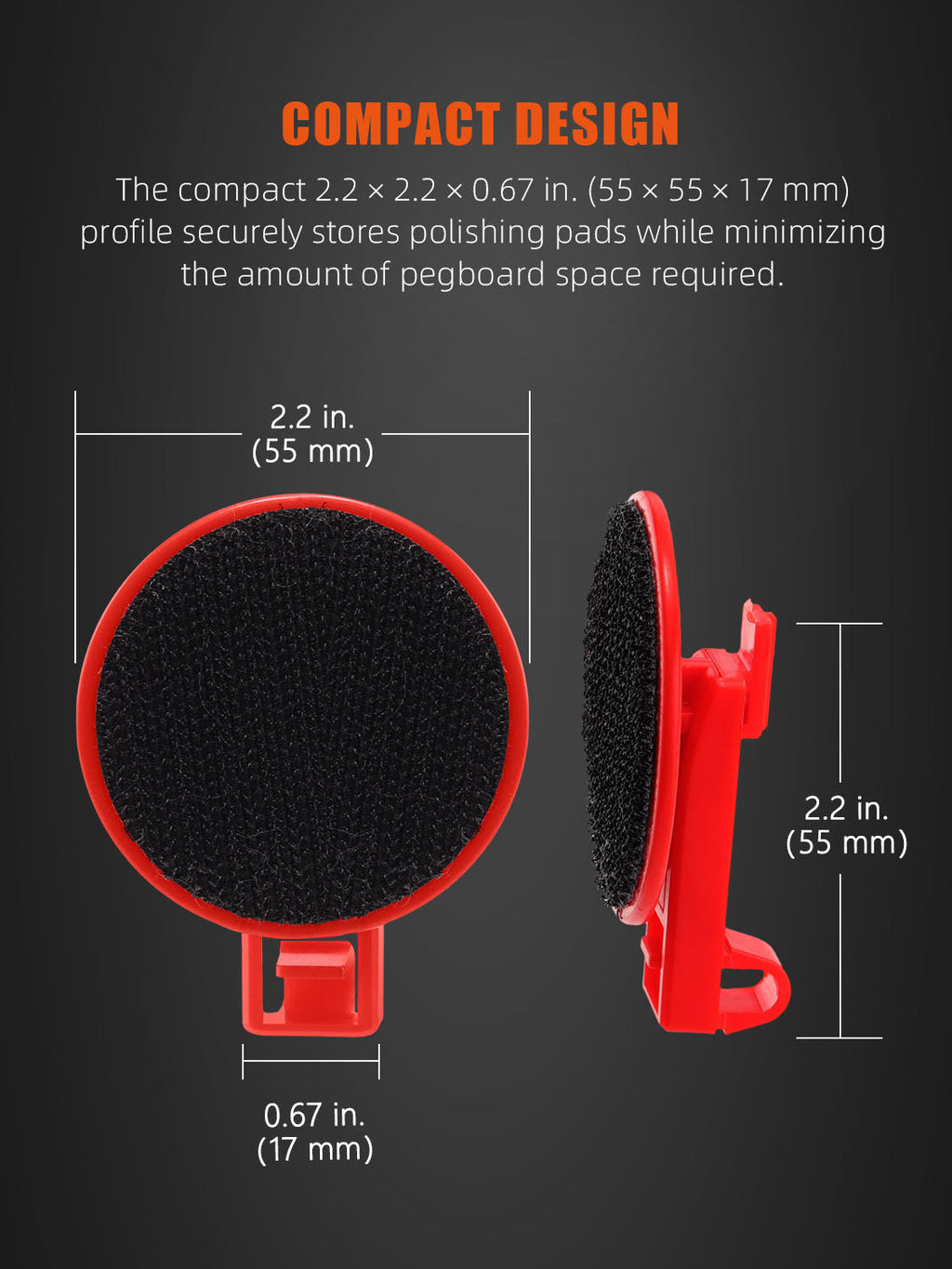 SPTA OT023-OT030 Scraper Red Hook Made With Plastic Bristle For Holding Various Tools&Sprayer and Microfiber Cloth