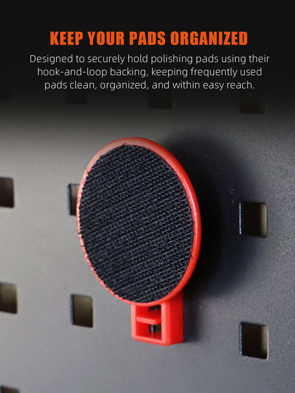 SPTA OT023-OT030 Scraper Red Hook Made With Plastic Bristle For Holding Various Tools&Sprayer and Microfiber Cloth