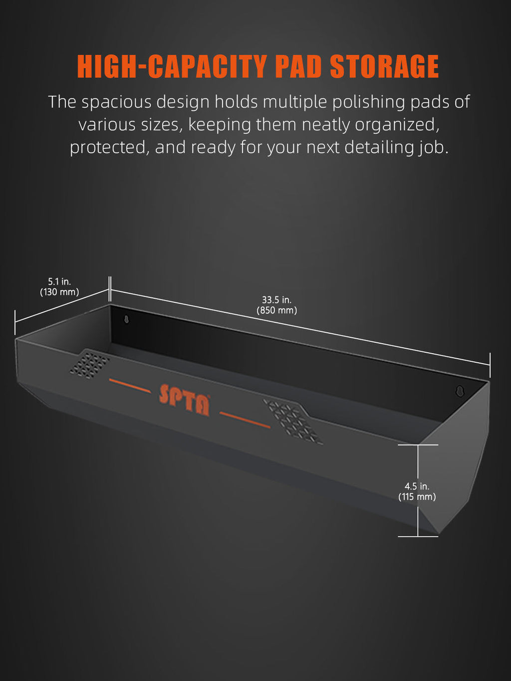 SPTA OT035 Polishing Pad Storage Rack