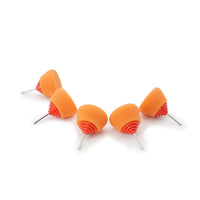 T140 Orange 1/8" Shank Beveled Foam Polishing Pad – Heavy Cut