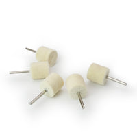 Cylinder Felt Polishing Burrs – 5 Pack