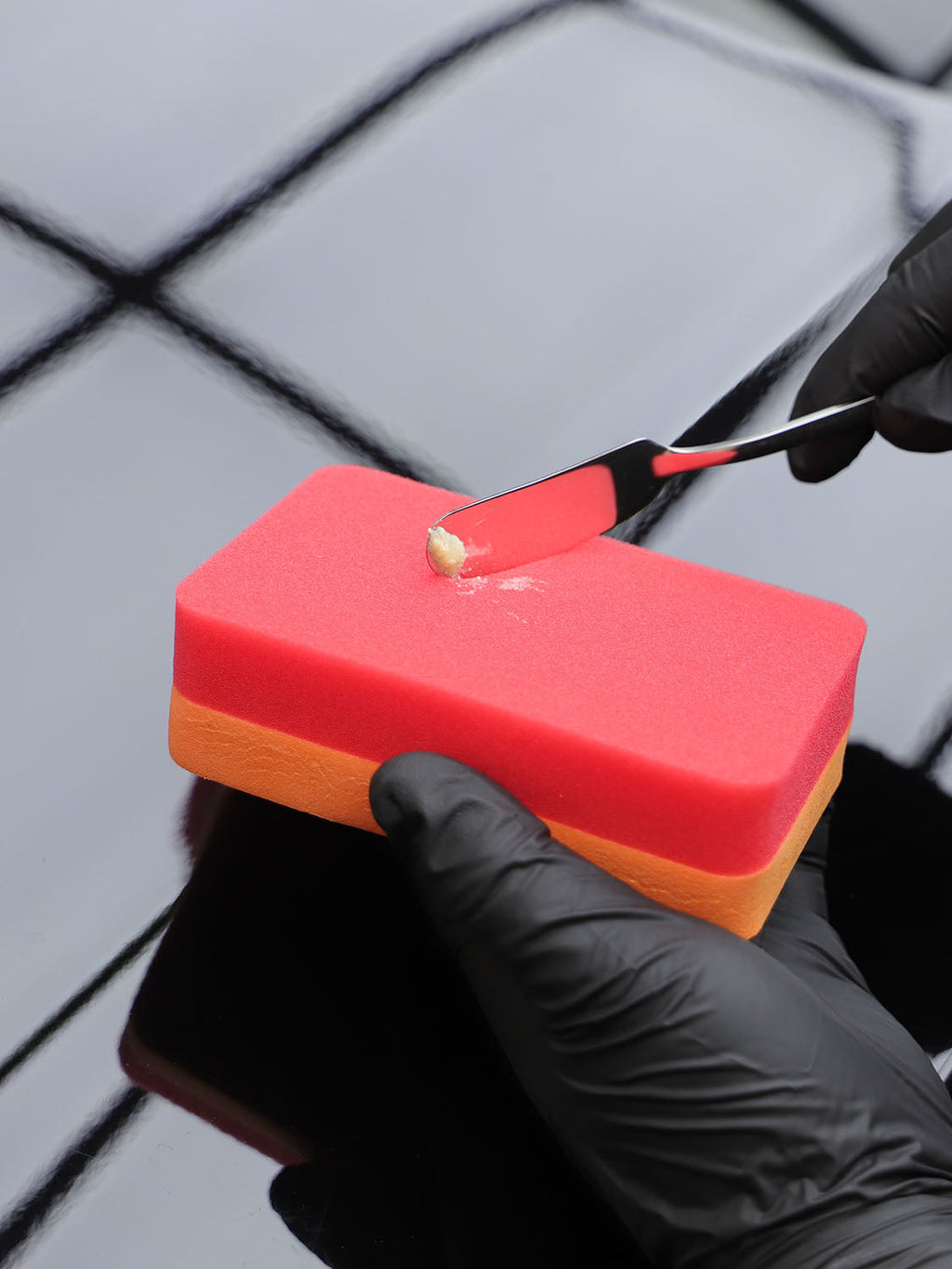 SPTA Ceramic Coating Applicator Sponges, Car Coating Pad, Hand Applicator Sponge,  Applicator Pads Detailing for Cars, Boats, Motorcycles, Motorhomes and More for Waxing,Cleaning, Coating