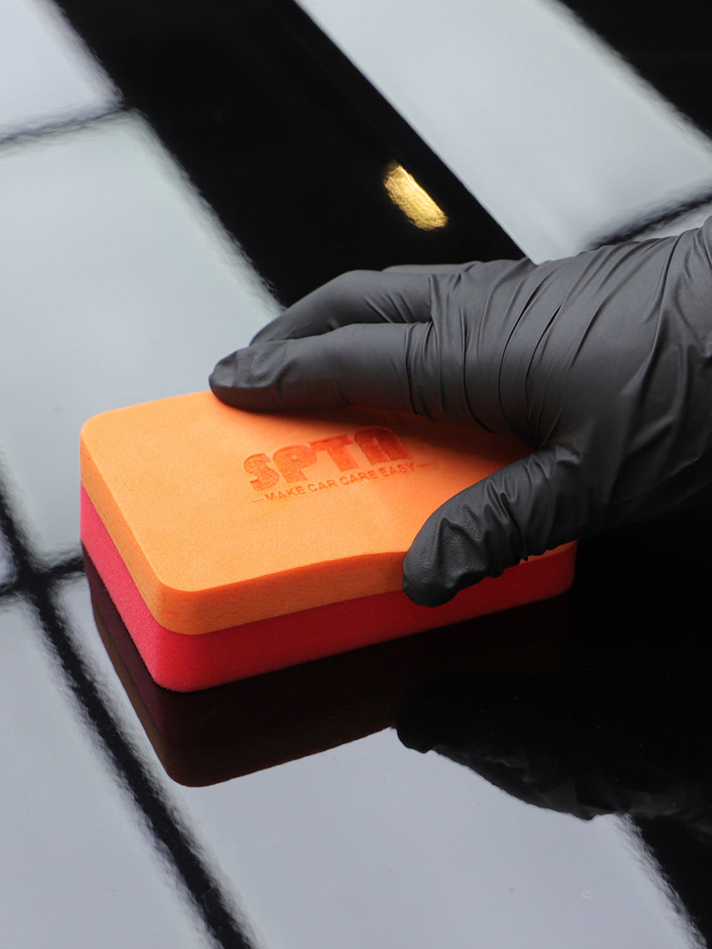 SPTA Ceramic Coating Applicator Sponges, Car Coating Pad, Hand Applicator Sponge,  Applicator Pads Detailing for Cars, Boats, Motorcycles, Motorhomes and More for Waxing,Cleaning, Coating