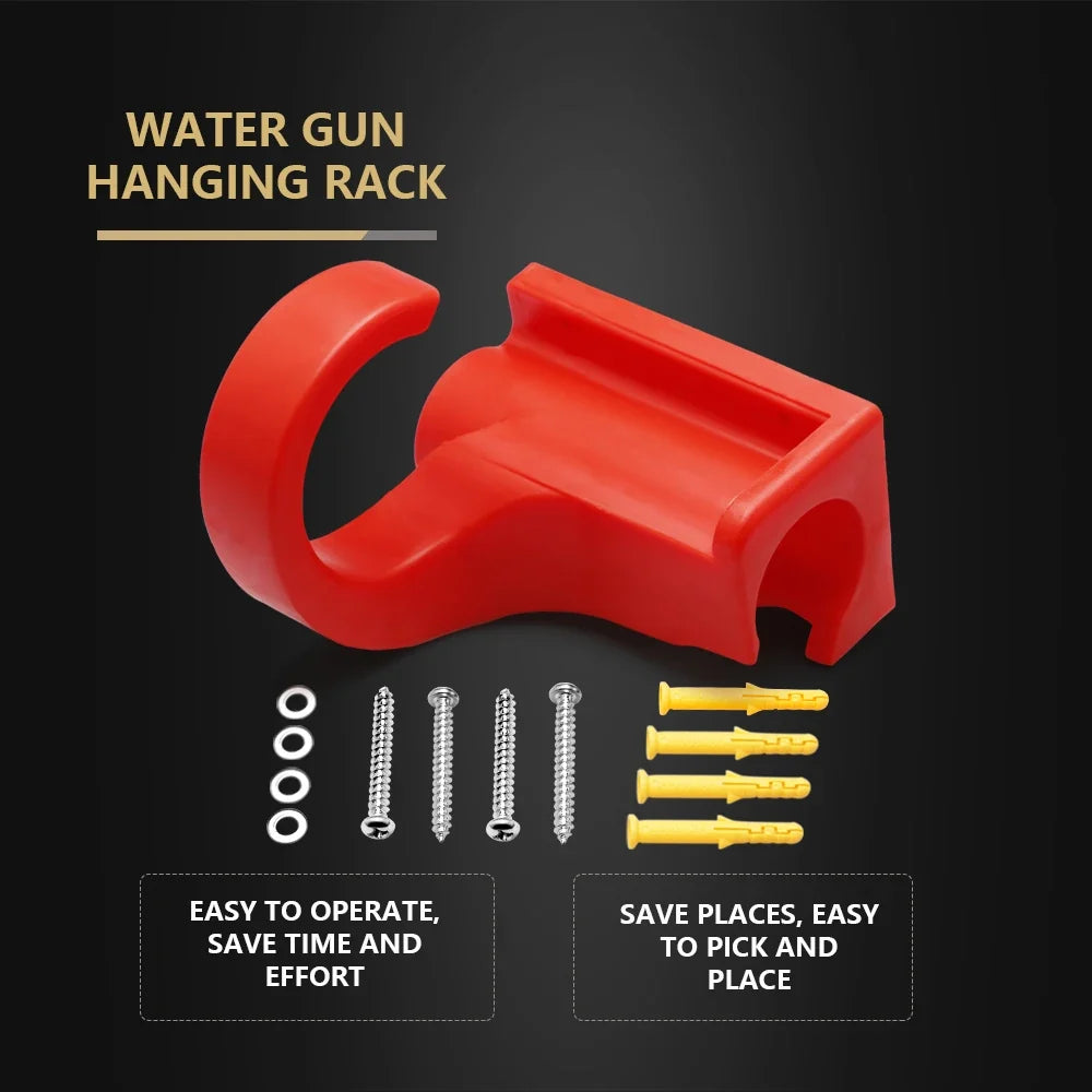 SPTA Wall Mounted High Pressure Water Gun Hanging Rack Car Washer Bracket Storage Holder Wash Pipe Hook Hose Support Tools